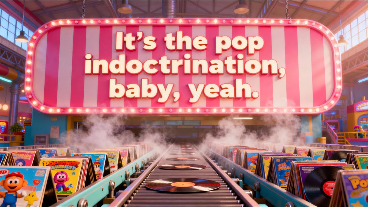 It’s the Pop-Indoctrination, baby! Yeah! / Move your feet to the global devastation!