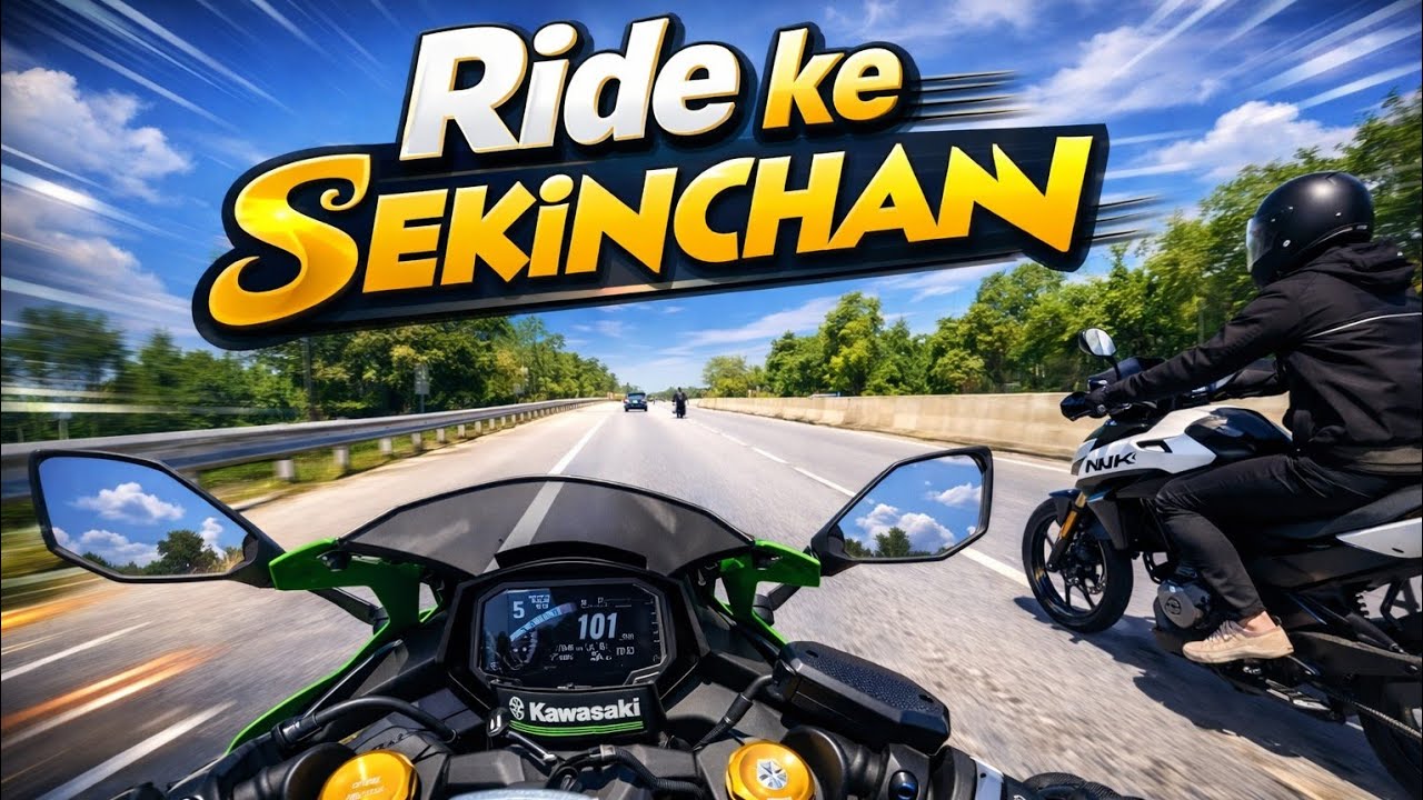 RIDE TO SEKINCHAN 1 | ZX25R - Z250 - 250NK LITE | INSTA360 ACE PRO 2 | 4K