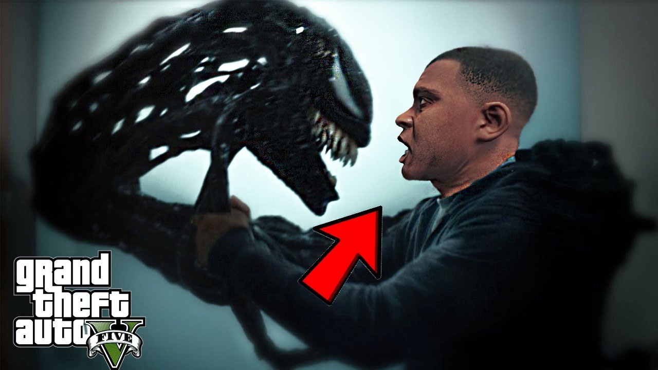 VENOM Upgraded in to Hunter VENOM in GTA 5 - Franklin & Shinchan