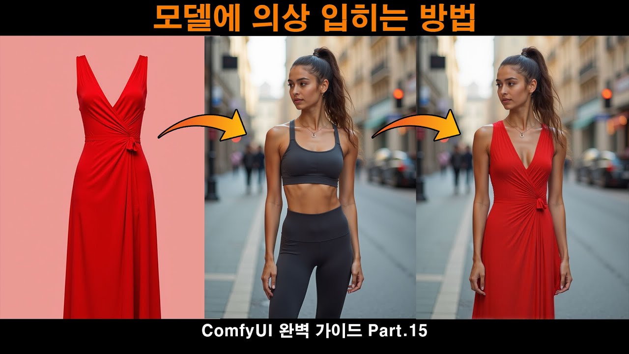 ComfyUI 완벽 가이드 강의 Part.15 모델 의상 제품 이미지 생성