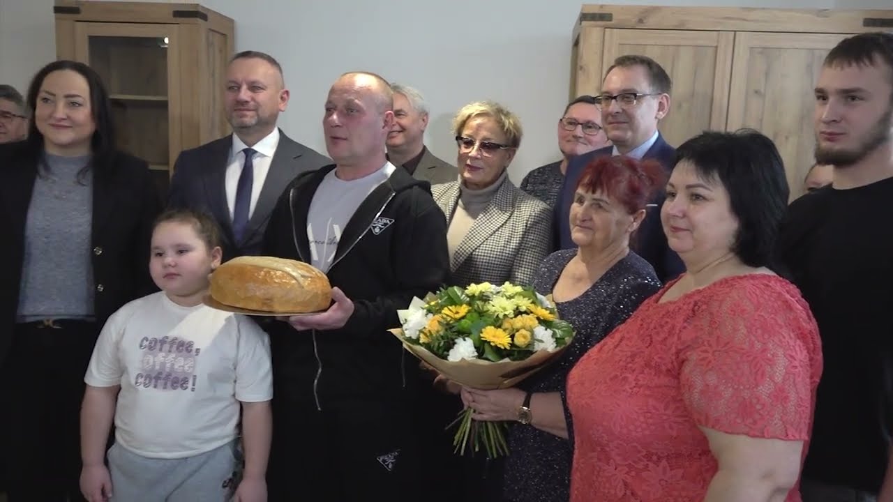 Powitanie 3 rodzin repatriantów w Karlinie