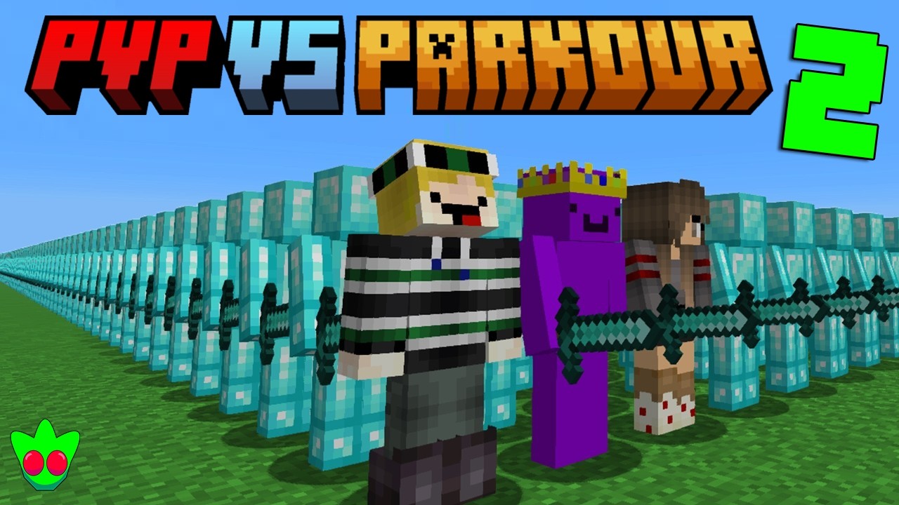 PVP VS PARKOUR - Ep 2 - | Evbo (Dublado)