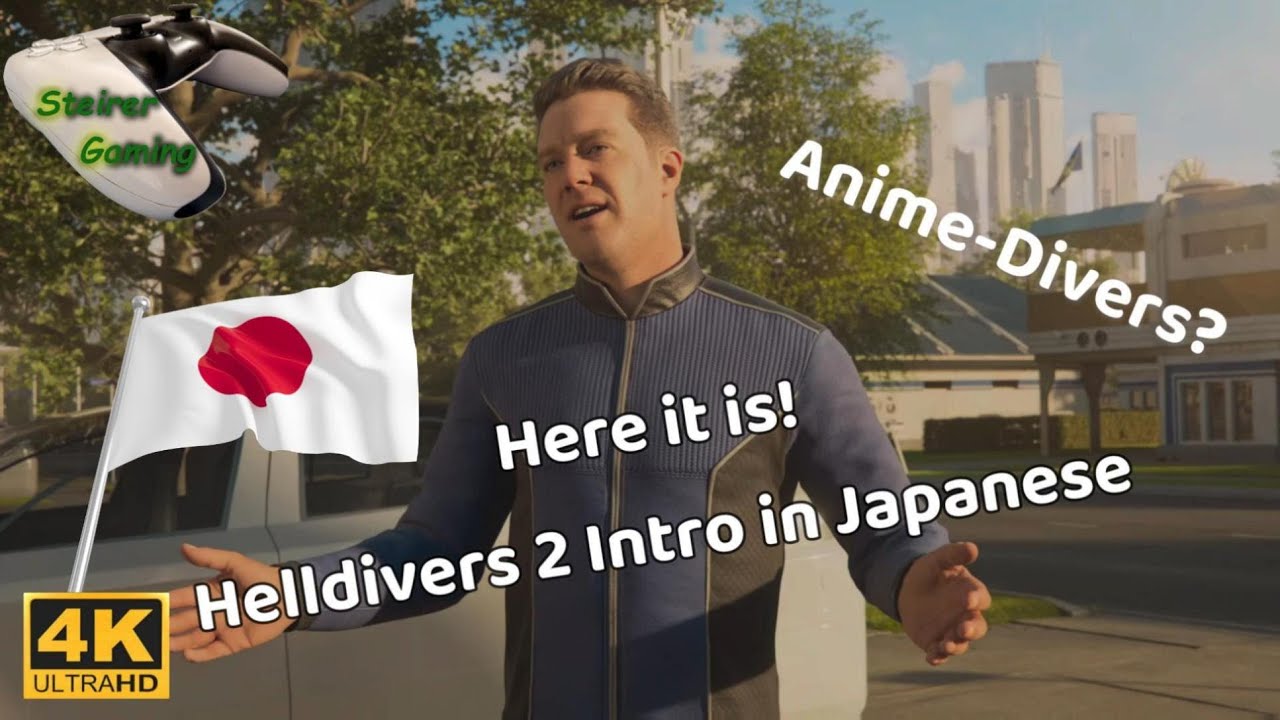 You must see this!!! Helldivers 2 Intro in Japanese. Sounds like an Anime xD 4K