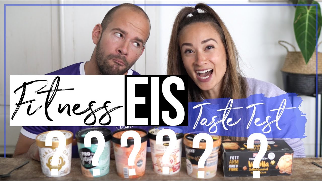 Fitness Eiscreme TASTE TEST aus dem Supermarkt | schmeckt das überhaupt? 🍧