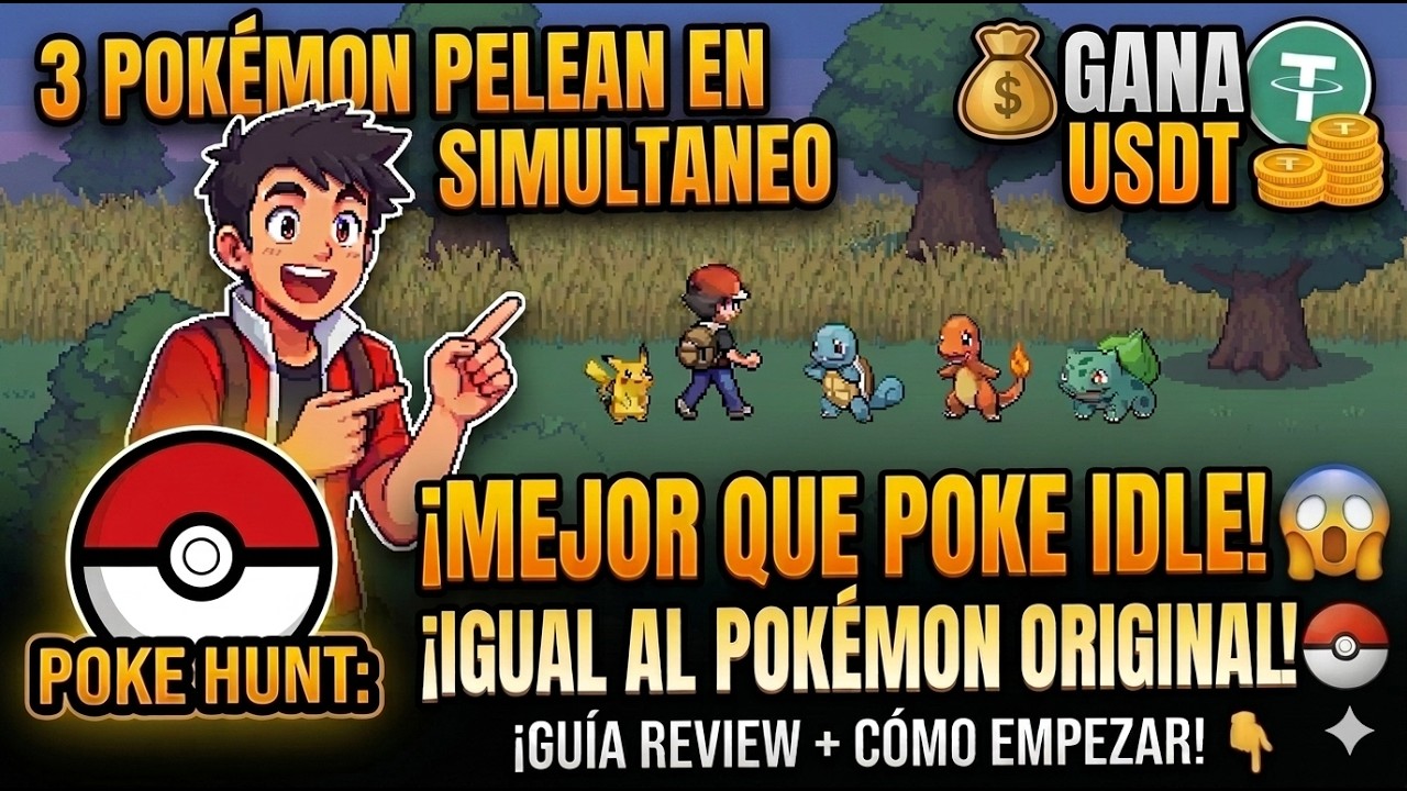 🤯 &iquest;MEJOR QUE POKE IDLE? GUIA INICIAL REVIEW POKE HUNT