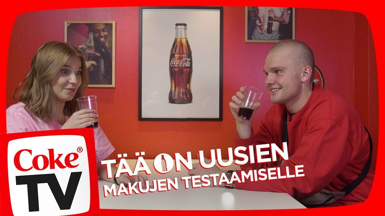 ILONALLA JA BENJAMINILLA ERI COCA-COLAT TESTISSÄ!  | #CokeTVSuomi