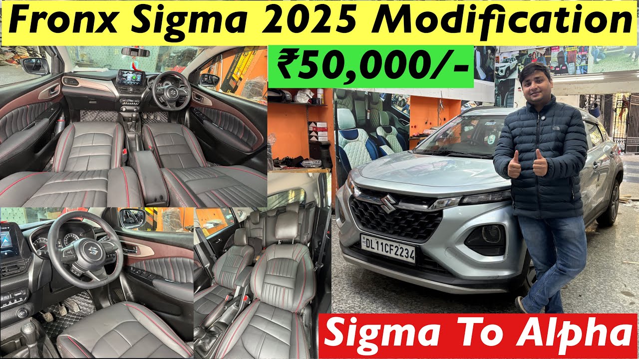Maruti Suzuki Fronx Base To Top Modification | Maruti Suzuki Fronx Modification 