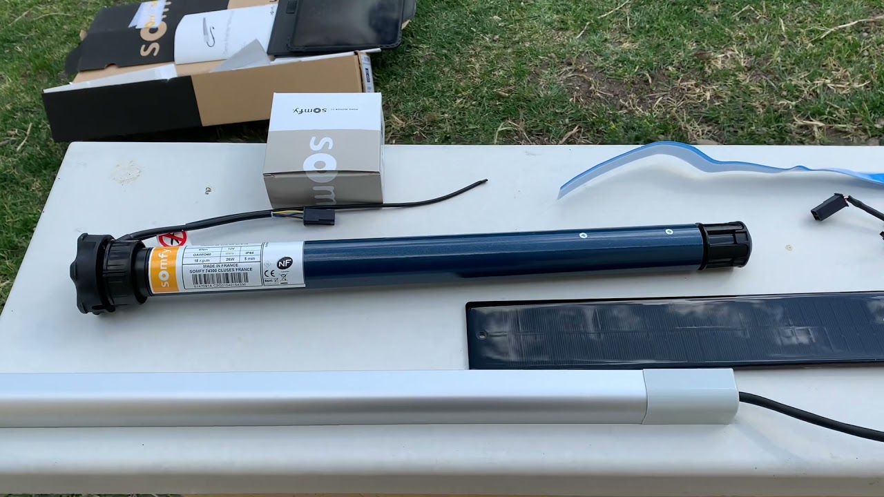 Pose d’un kit solaire io de chez somfy