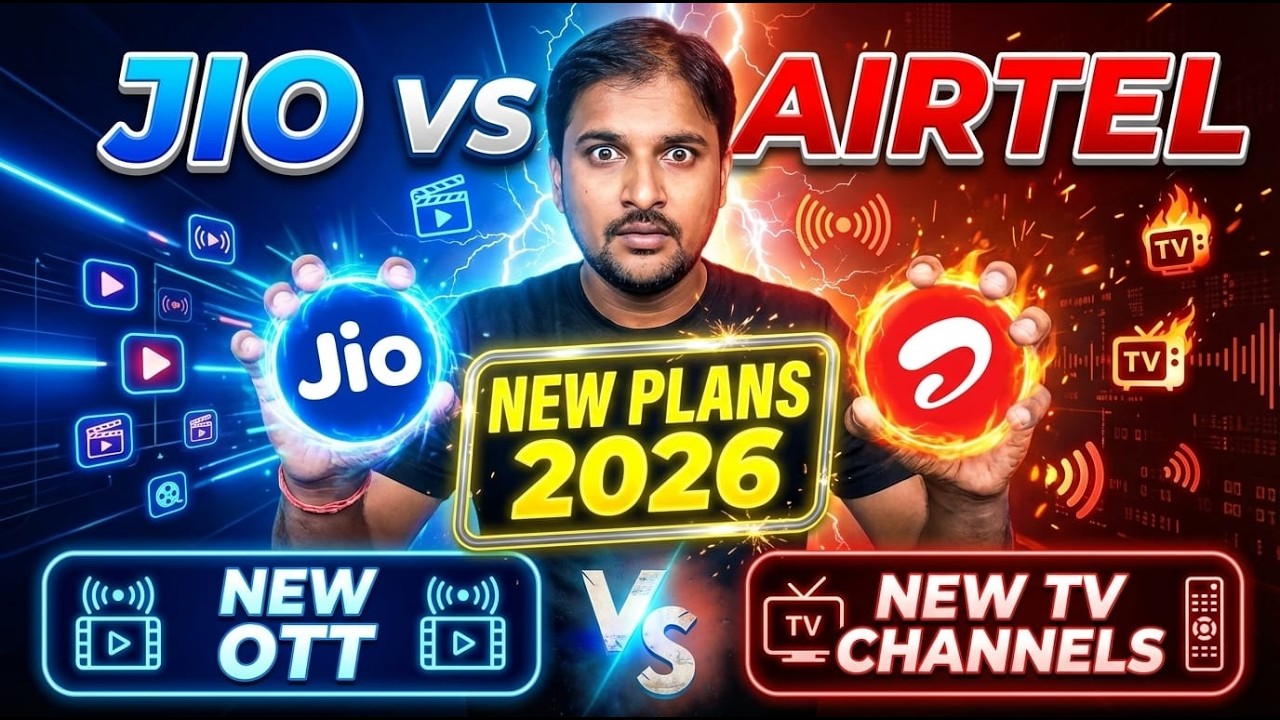 Jio Fiber Vs Airtel Xstream Fiber Plans 2026 || JioAirfiber Vs AirtelAirfiber || In telugu by Mouli