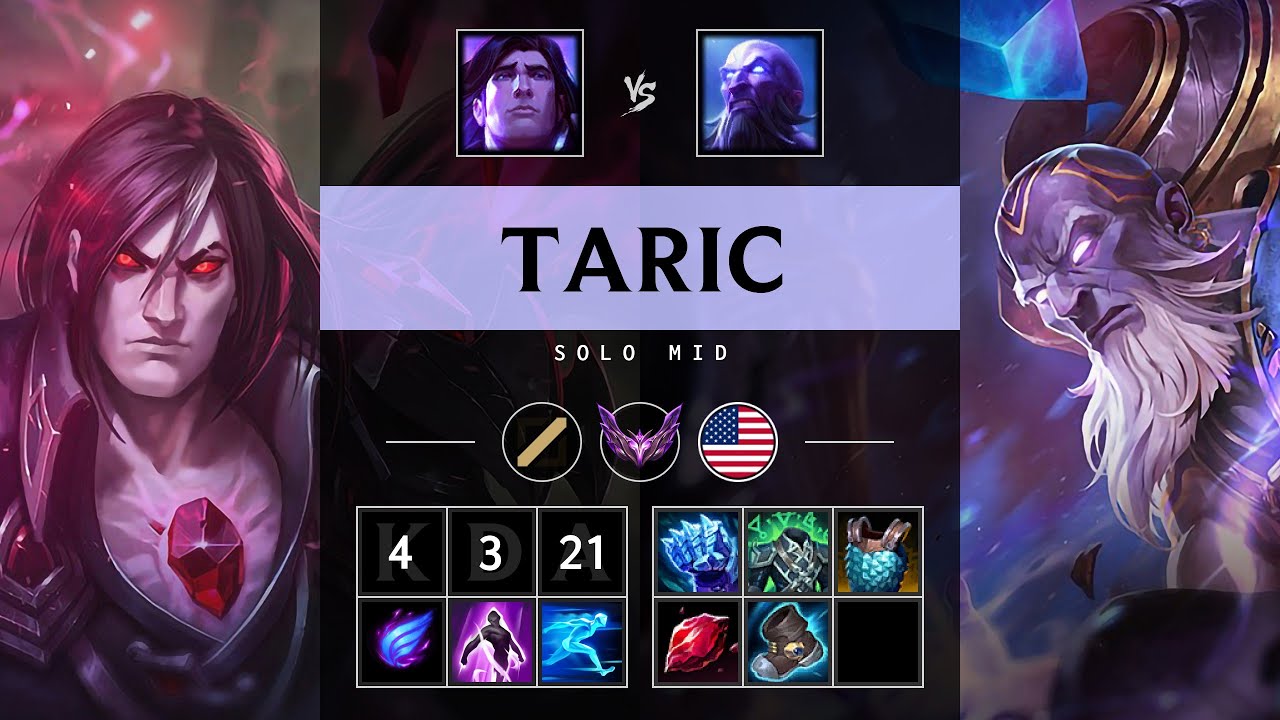 Taric Mid vs Ryze - NA Master Patch 25.19
