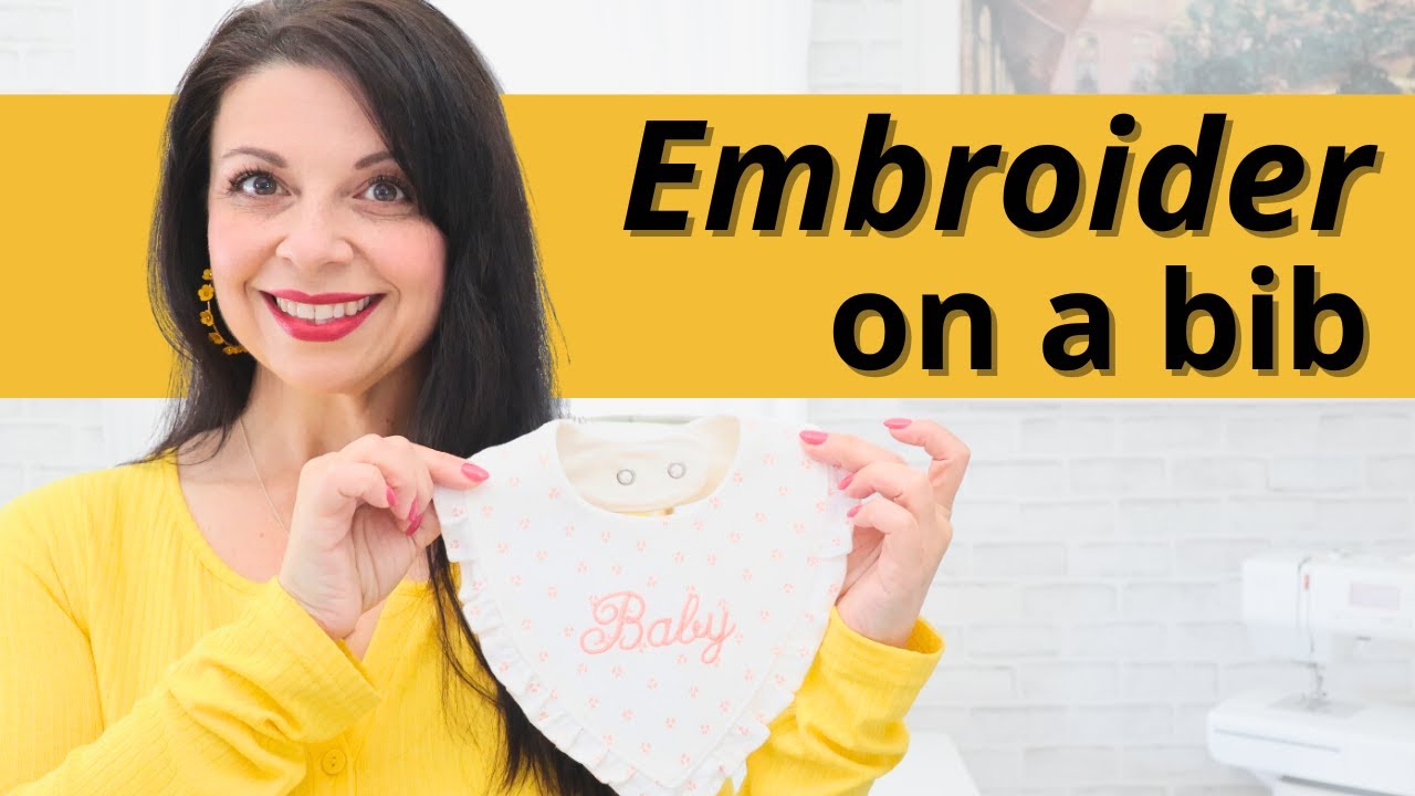 The BEST Embroidery Hack for Baby Bibs You Wont Regret!
