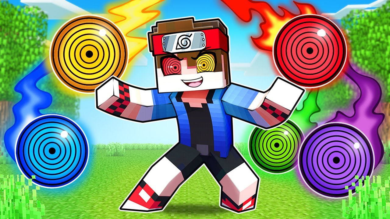 O NINJA com TODOS os RINNEGAN no NARUTO Minecraft !