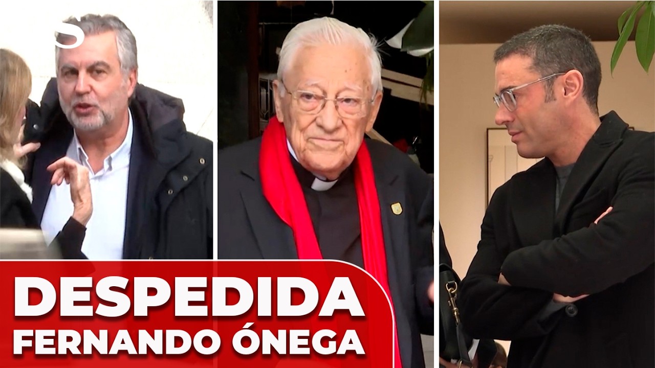 PERIODISTAS y AMIGOS dan su último adios a FERNANDO ÓNEGA, fallecido a los 78 años