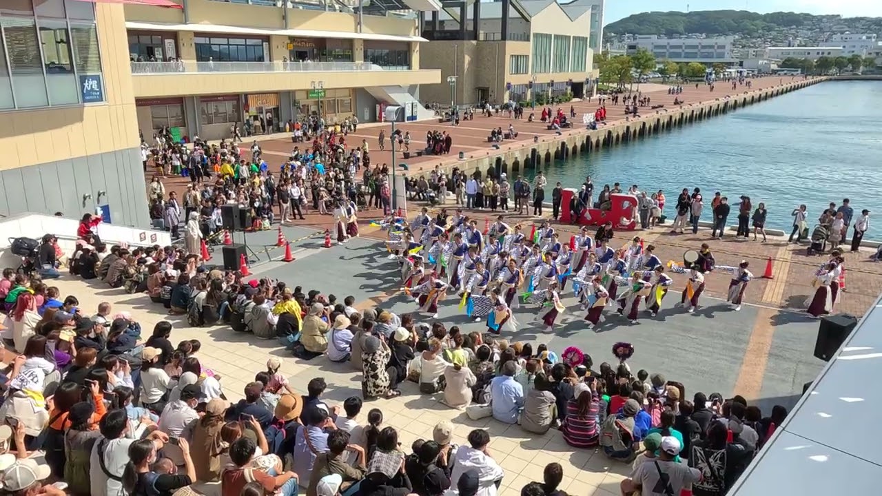しんら　よさこい佐世保祭り2024 五番街会場