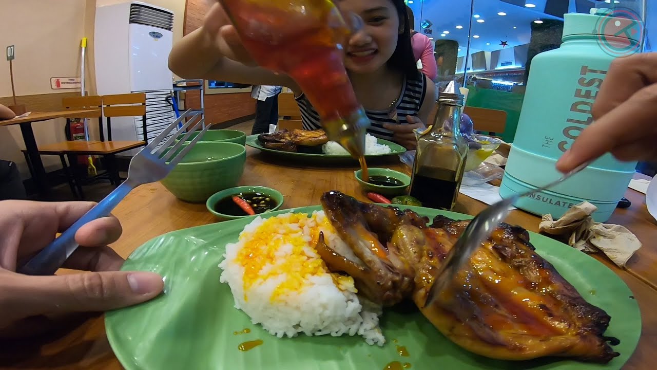 [POV eating] Mang Inasal Unli Rice!!! (The Best Chicken Oil!!)