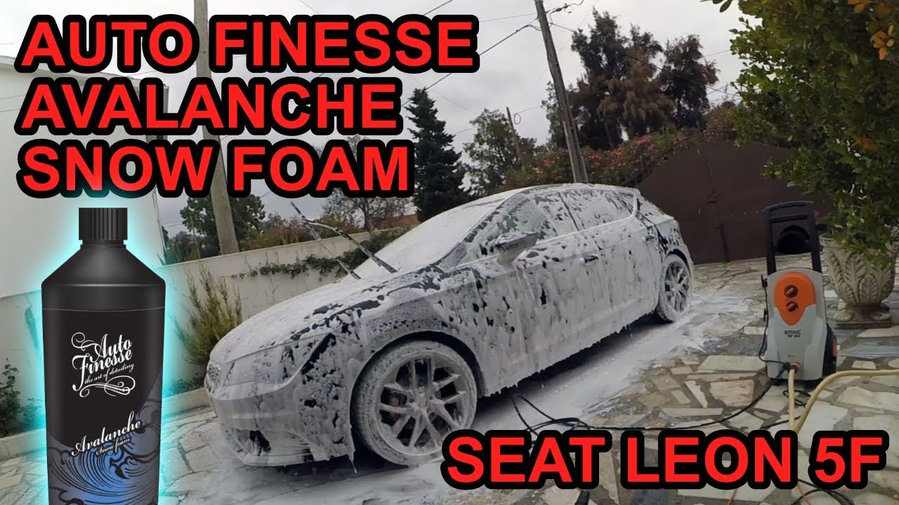 Testing Auto Finesse Avalanche Snow Foam Seat Leon 5F