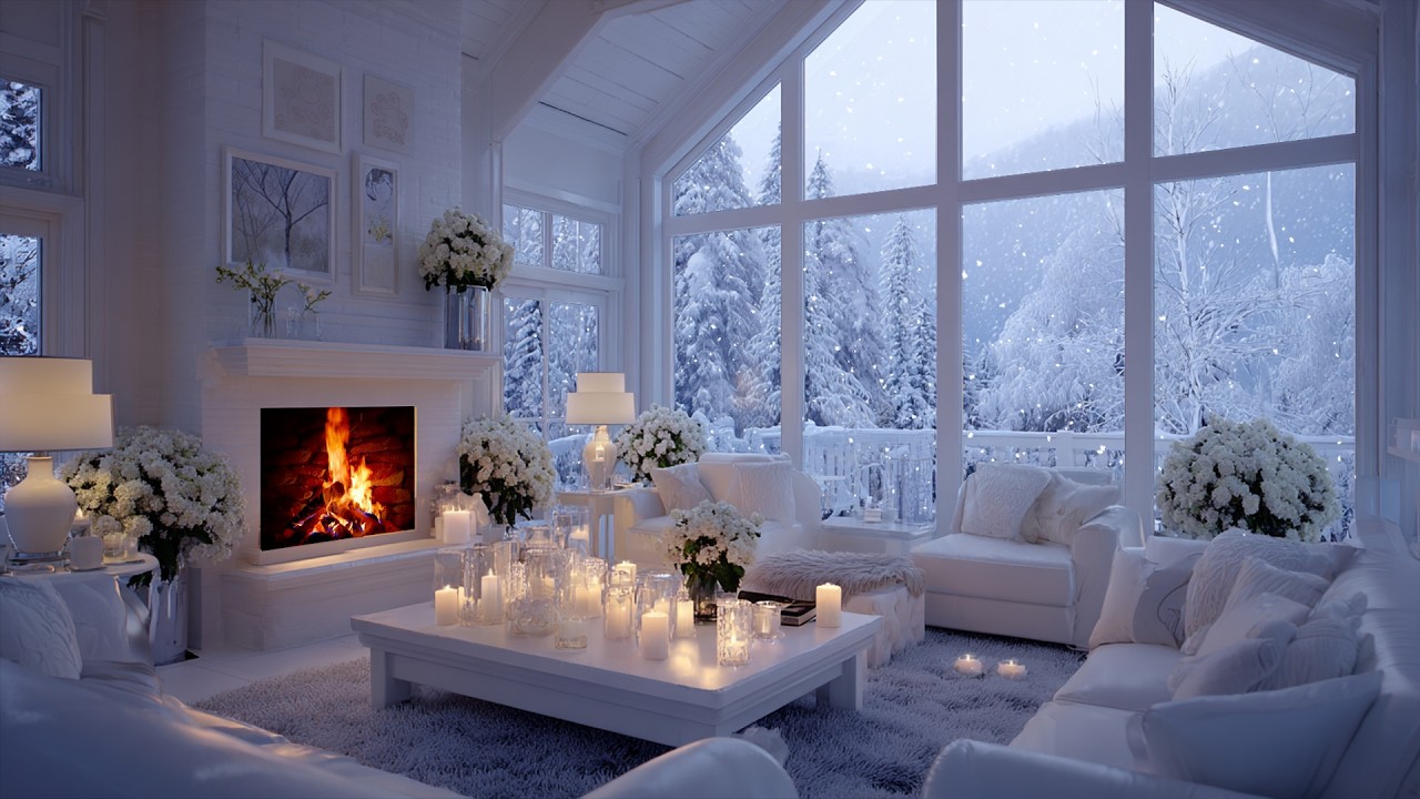 Peaceful Winter Piano ❄️ Slow Gentle Melodies for Deep Focus and Quiet Thinking