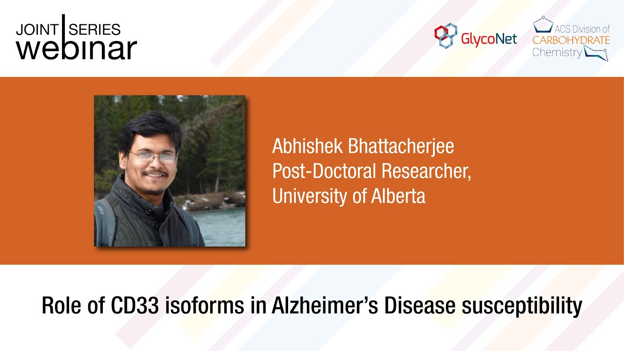 GlycoNet/#ACSCARB Webinar ft. Dr. Abhishek Bhattacherjee