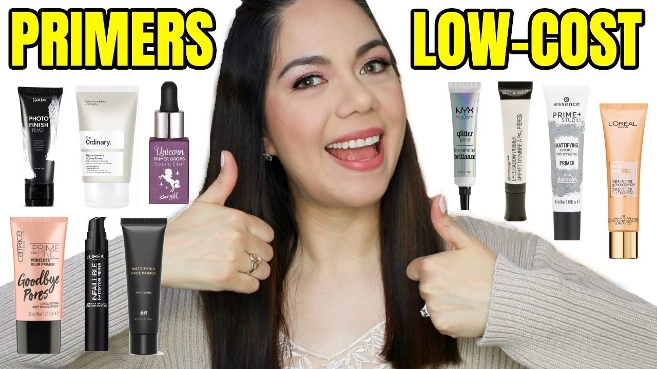 LOS MEJORES PRIMERS DEL SUPER Y FARMACIA LOW-COST | MARIEBELLE COSMETICS