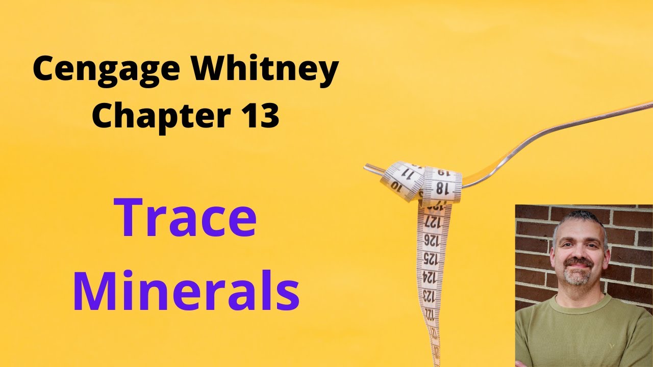 Видеолекция Cengage Whitney Nutrition, глава 13 (микроэлементы)