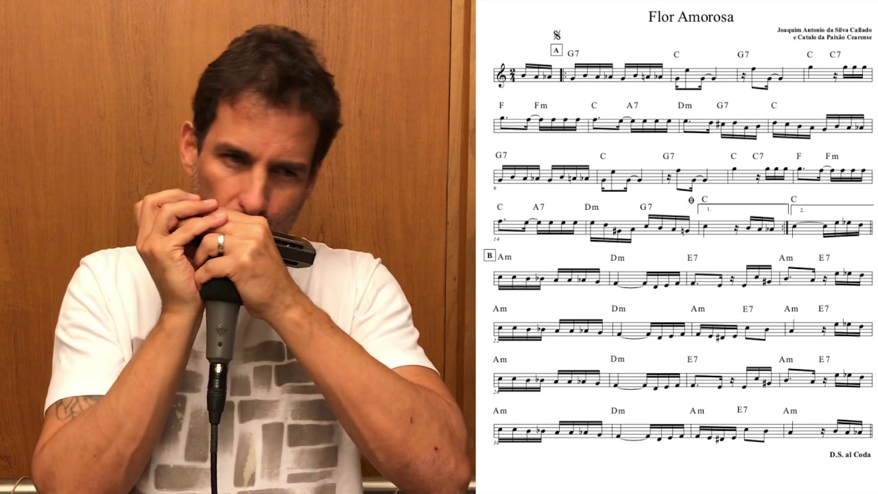 Aprenda a tocar Flor Amorosa, clássico do Choro. How to play Flor Amorosa, classic Choro.