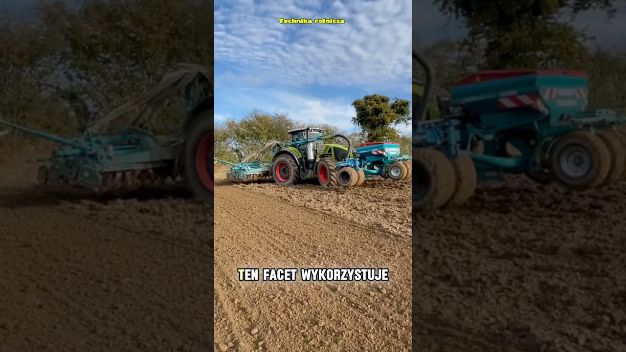 Siew na dużą skalę z Claas #short #shorts #rolnictwo #agriculture #ciągniki #ciągnik