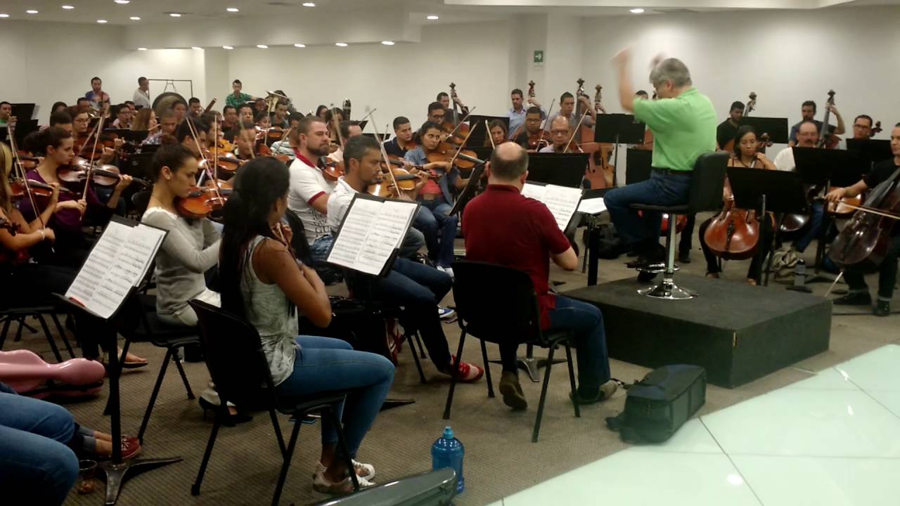 Ensayo Filarmed. La mer de Debussy - Orquesta Filarm&oacute;nica de Medell&iacute;n