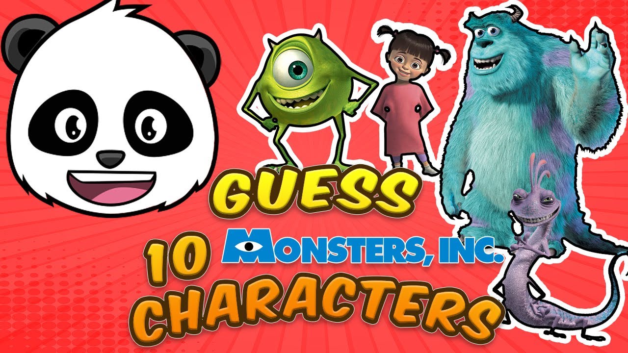 👁️🦁 Guess the 10 Monsters, Inc. Characters with 🐼 Pandolo! A Monstrously Fun Adventure! 🎉