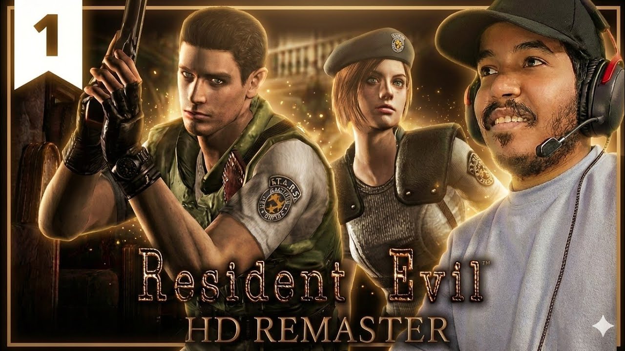 تختيم رزدنت ايفل 1 ريماستر الحلقة 1 مترجمة resident evil 1 remastered