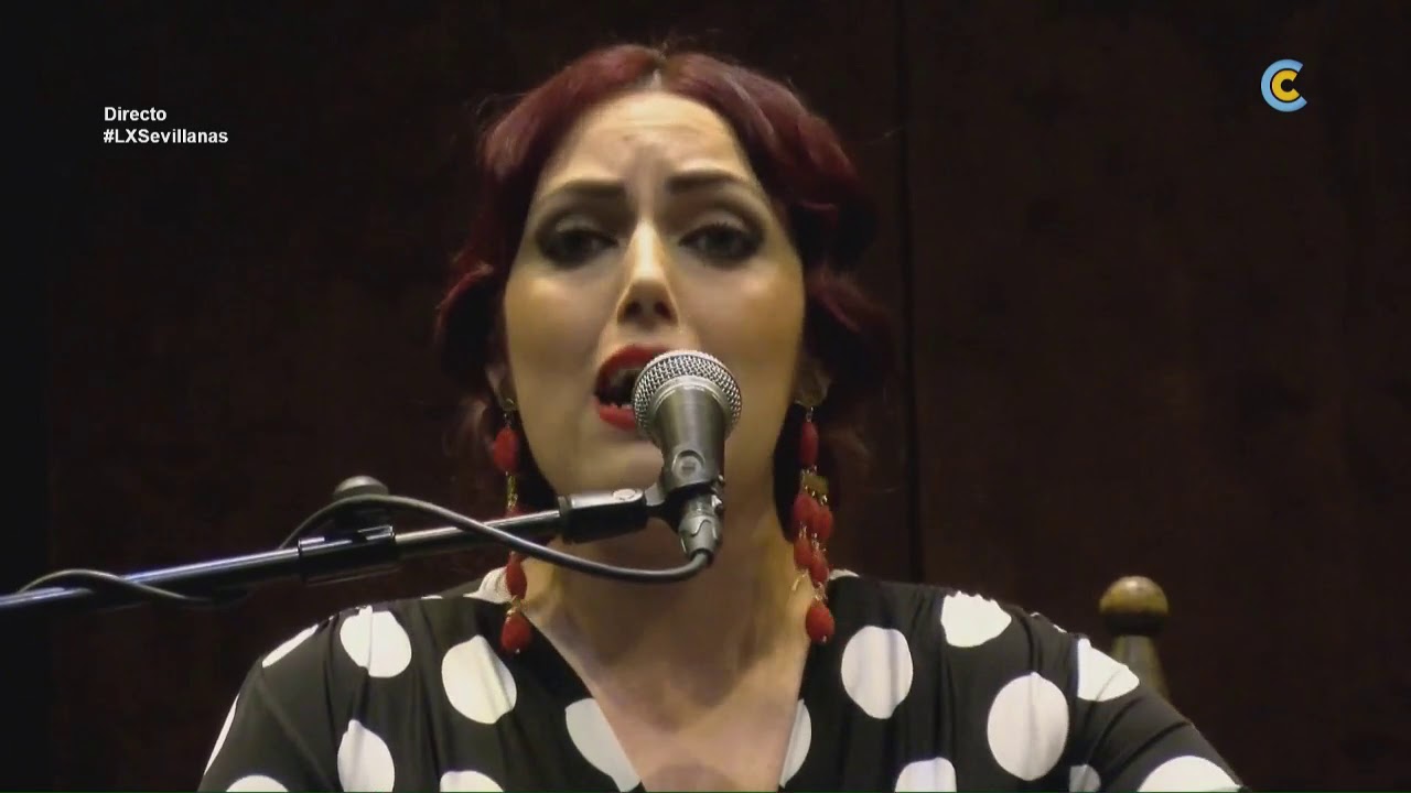 Sandra Dacosta canta en Lepe por Sevillanas Mi Bella siempre conmigo