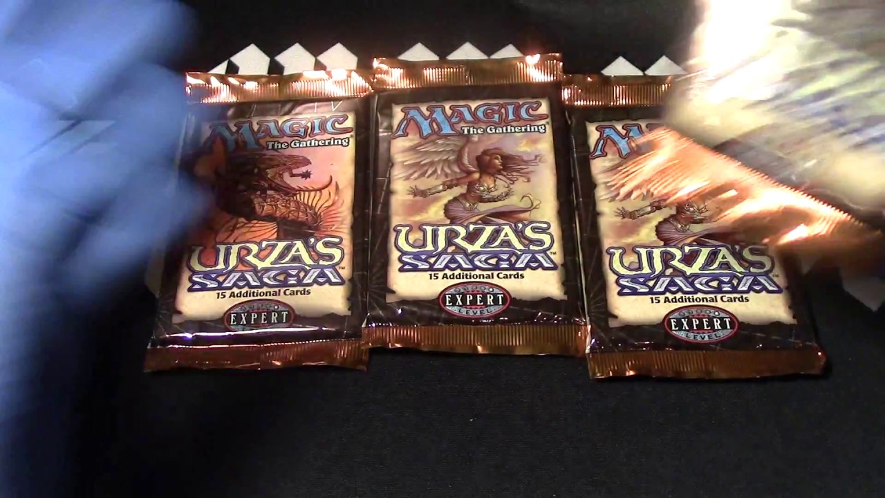 MTG Urza's Saga 4 Boosters Opened! Opening is Always Priceless!