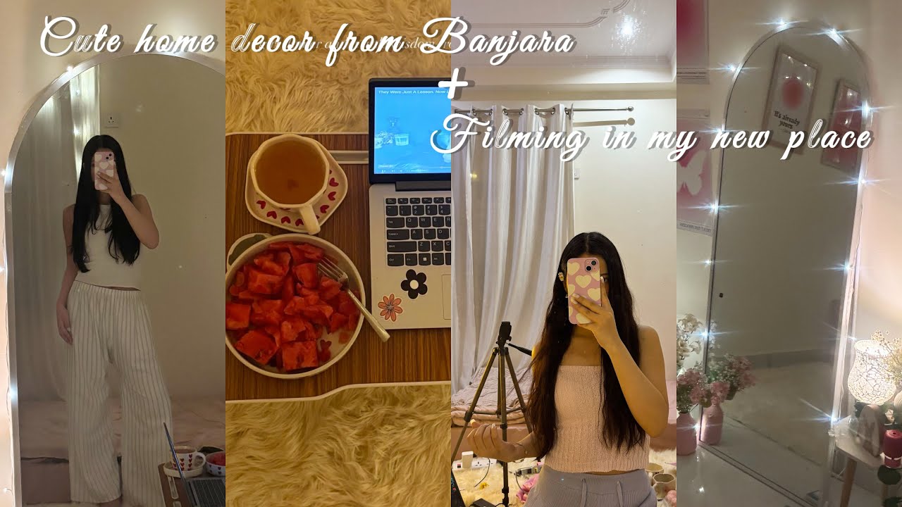 Banjara Market Haul🙈+ Cute & affordable Home Decor Items 🎀+ Finally Filming in My New Place!💌