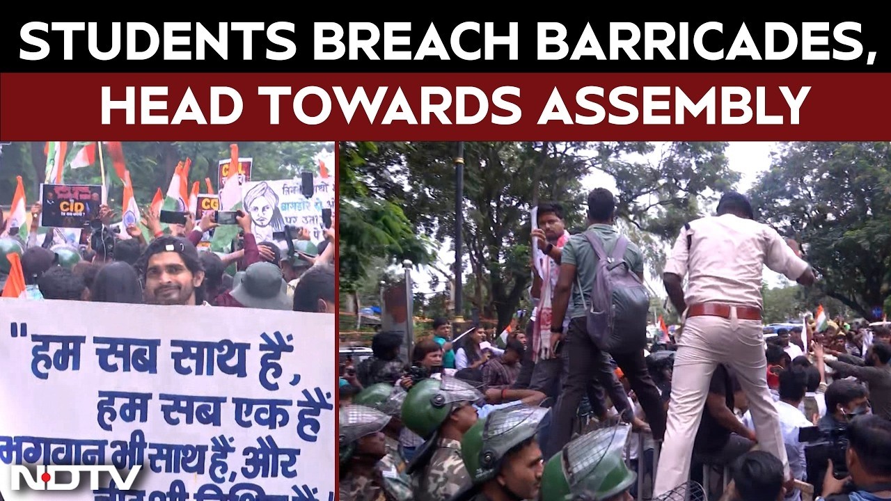 Ranchi Student Protest LIVE | Protesting Jharkhand Students Breach Barricades, Head Towards Assembly