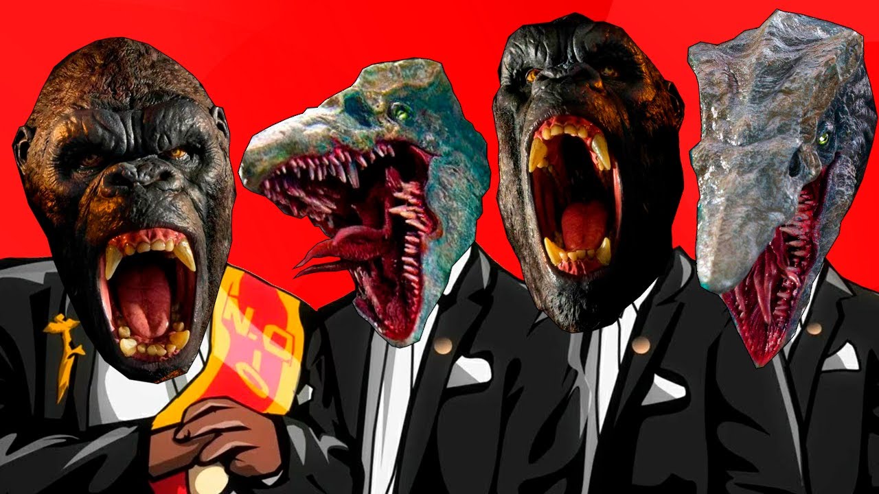King Kong vs Skullcrawler | Kong Skull Island (2017) - Coffin Dance Song (COVER)