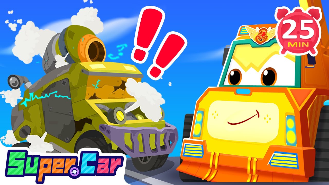 Protecting Our Friends🚓 | Super Car To The Rescue! | Kids Cartoons & Car Songs | LEFUN Kids TV
