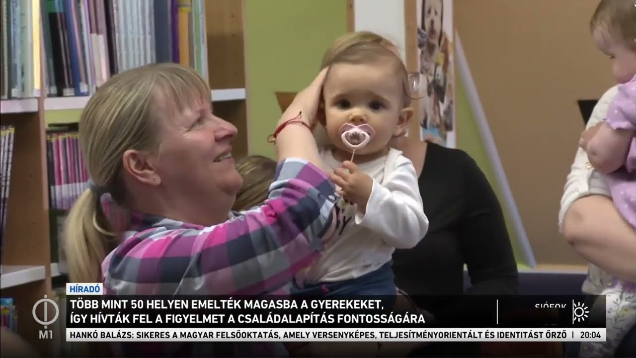 M1 Híradó - 19:30: Gyereket a magasba! 2025