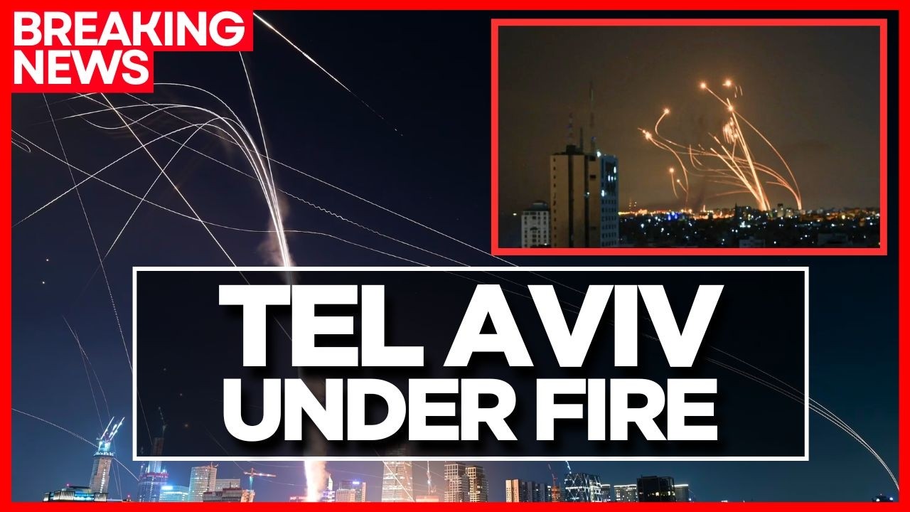 IRAN STRIKES ISRAEL LIVE | Tel Aviv Under Missile & Drone Attack | IRGC Launches 'True Promise 4'