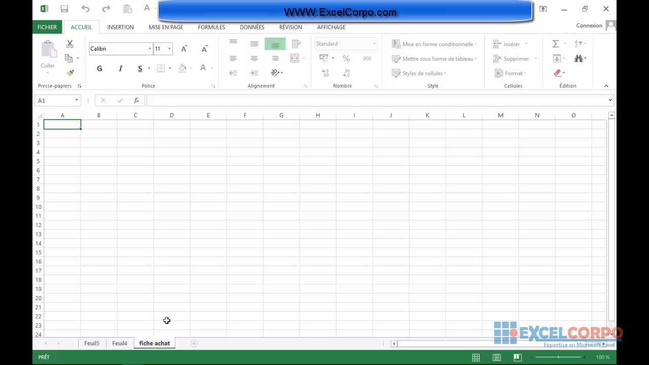 Comment bien organiser une feuille de calcul d'Excel
