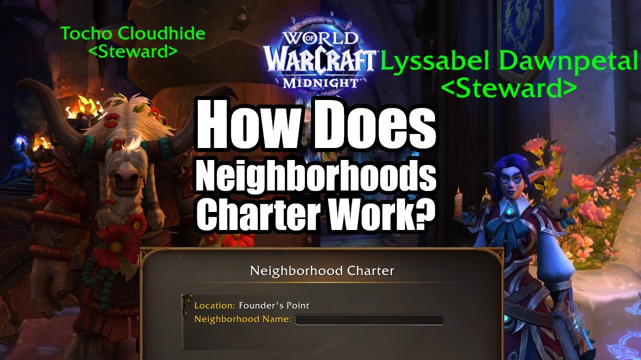 How To Start A Charter Neighborhood in Midnight Prepatch