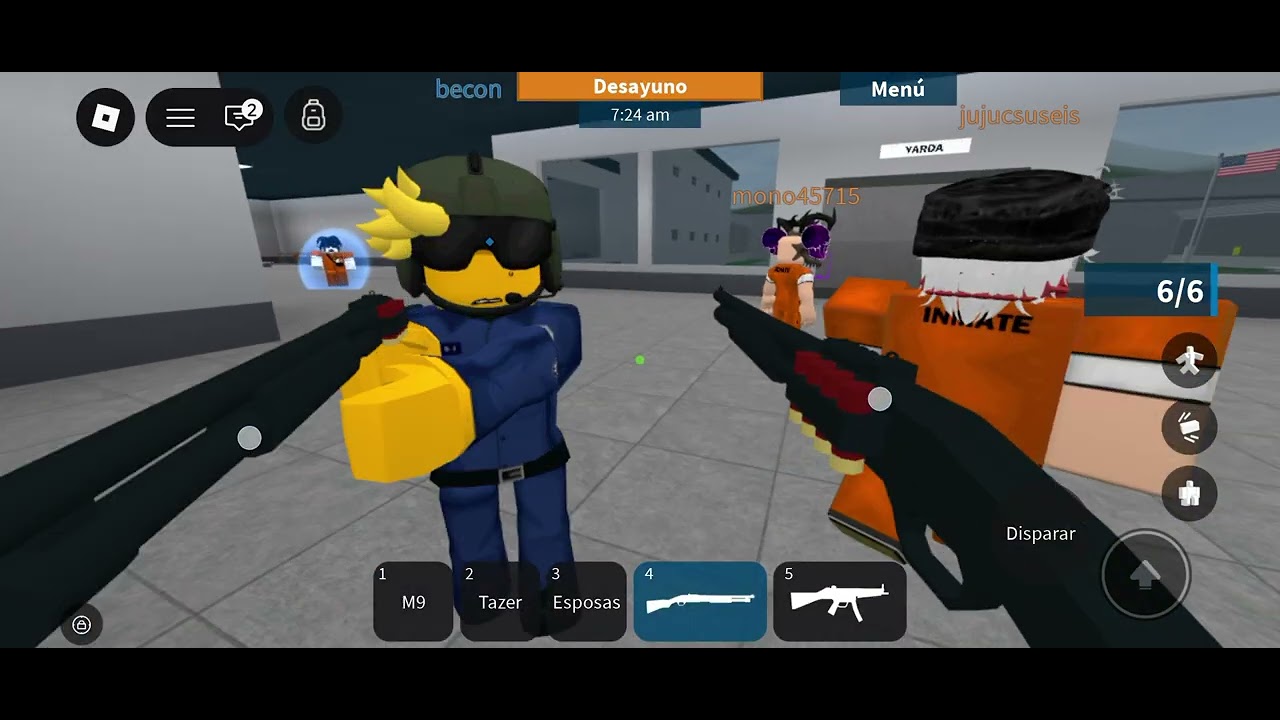 Hola cómo están miren aquí juego con mi amigo 