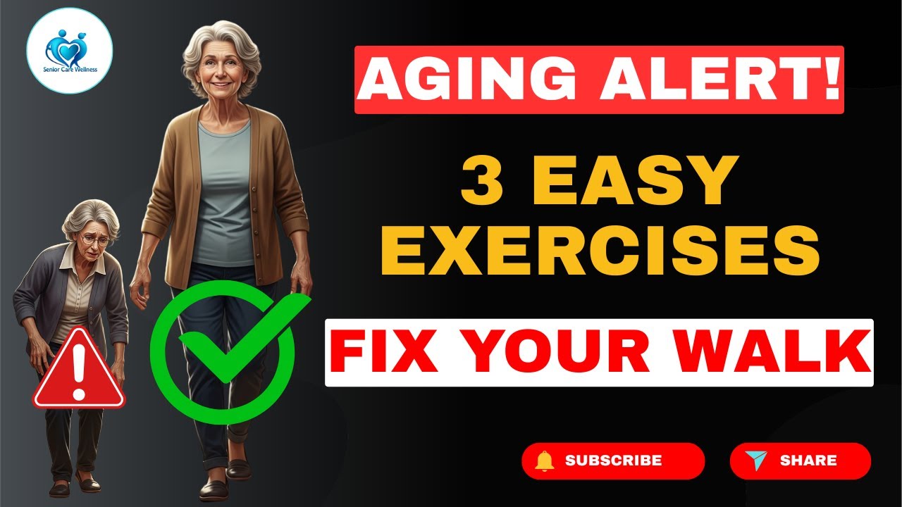 Over 60? Fix Your Walking Posture Fast With These 3 Daily Exercises!