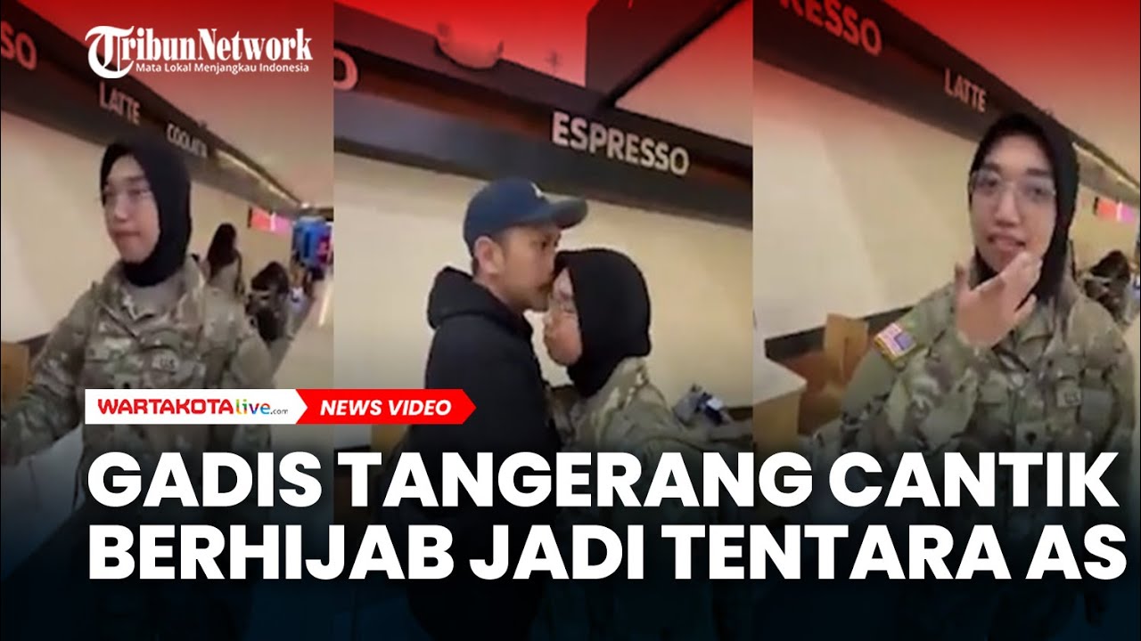 VIRAL, Gadis Cantik Tangerang Berhijab Jadi Tentara AS
