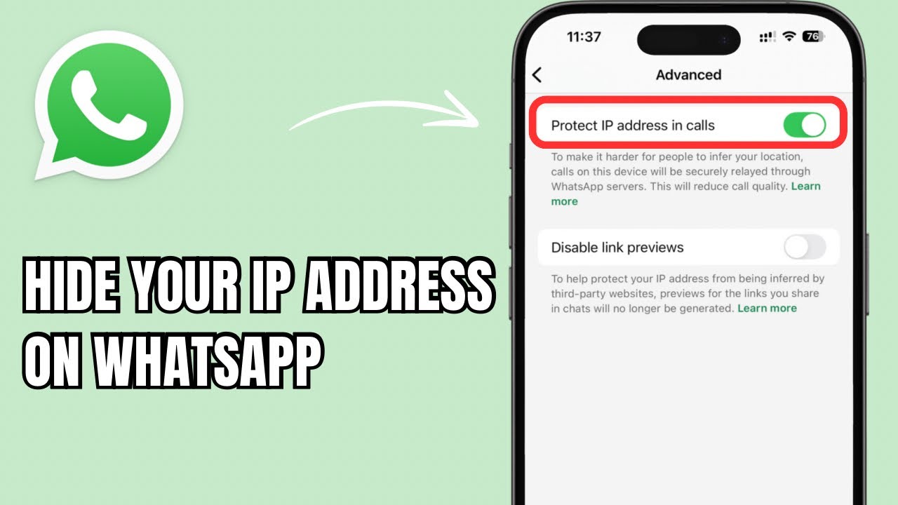 Как скрыть свой IP-адрес в WhatsApp