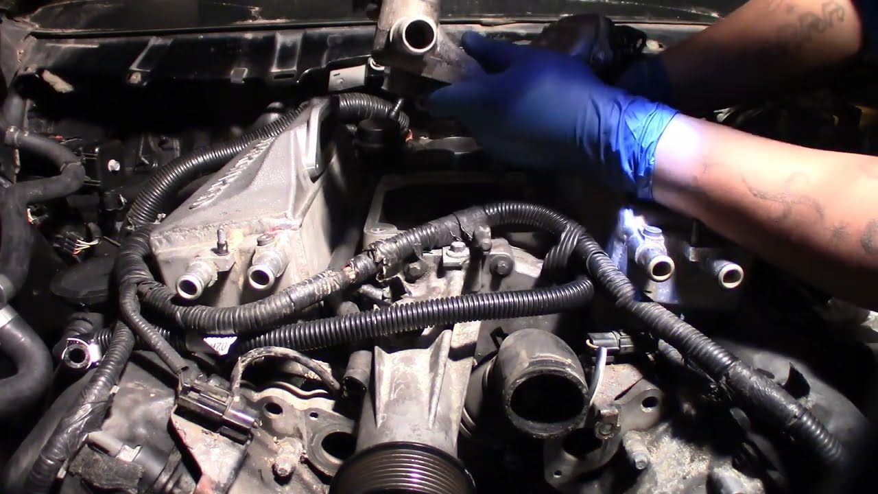 JAGUAR S-TYPE R REINSTALLING THROTTLE BODY