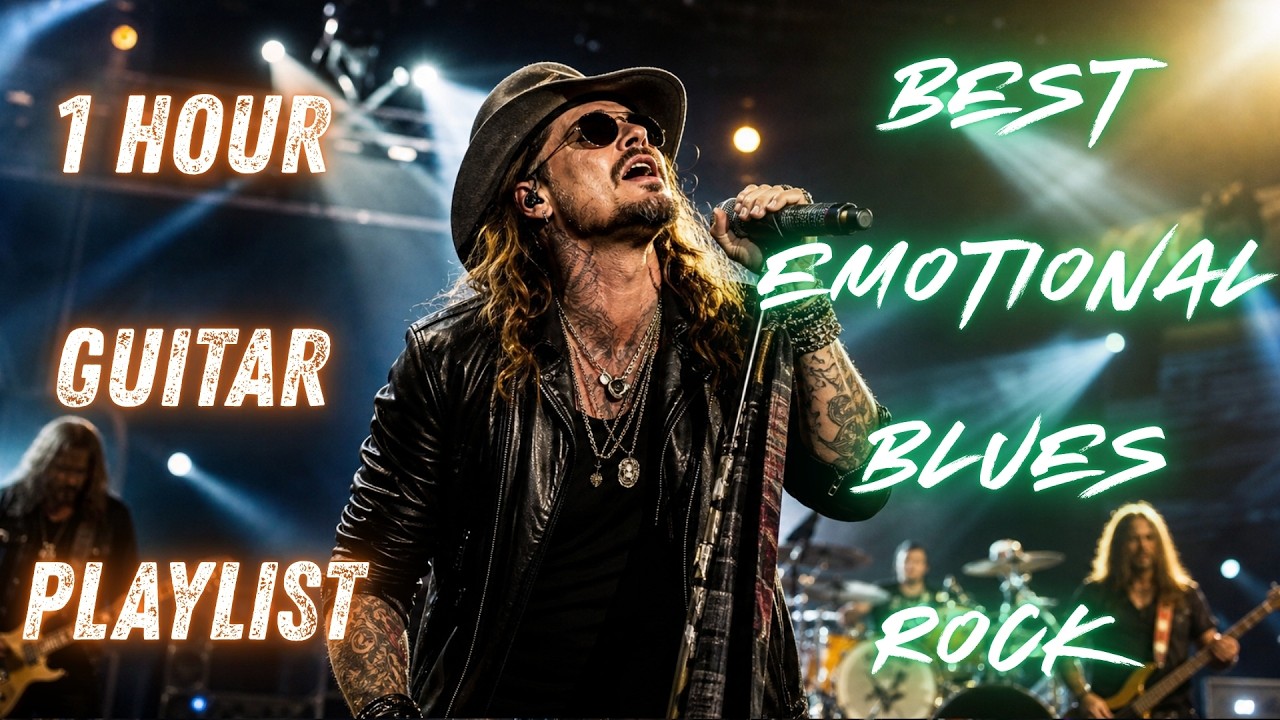Best Emotional Blues Rock 🔥 1 Hour Guitar Playlist | Night Drive Music