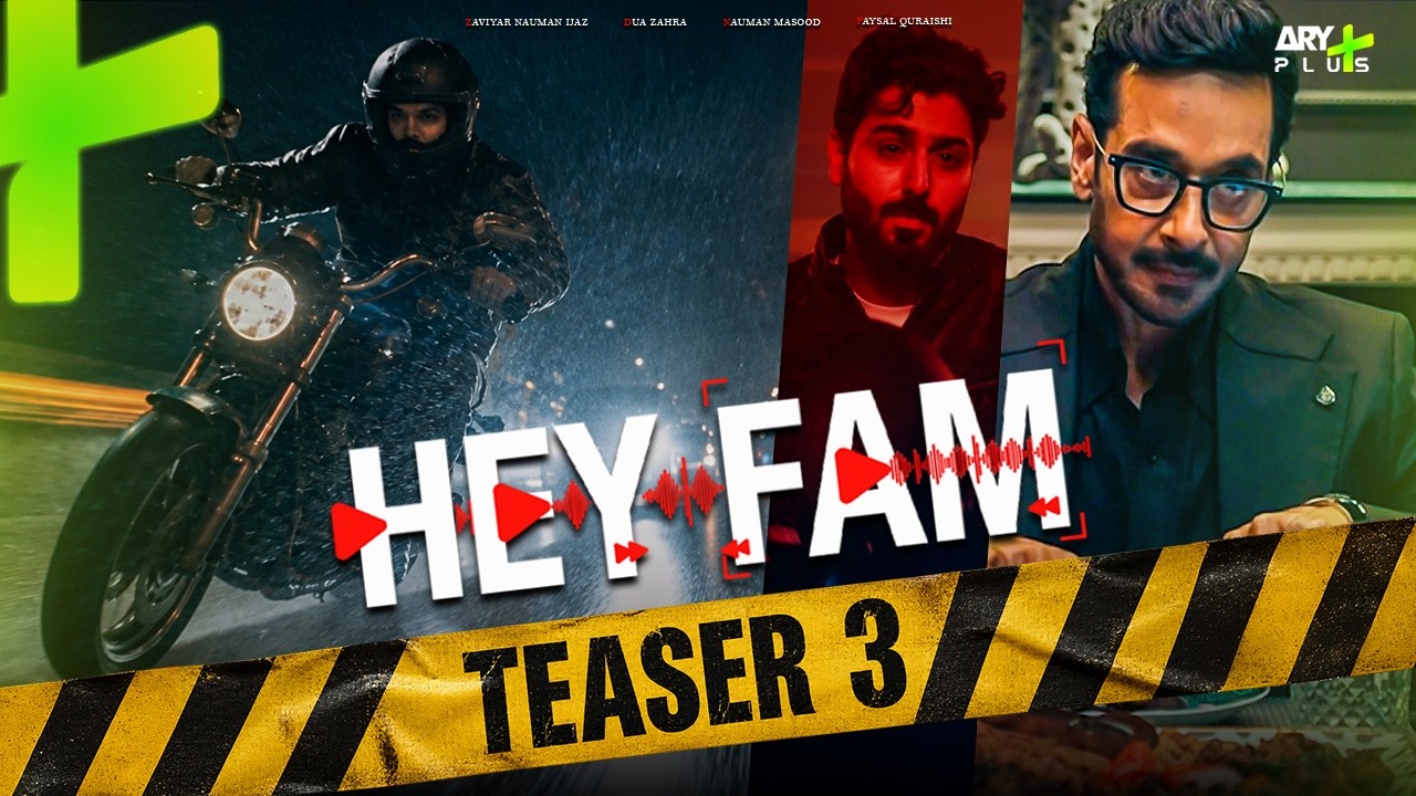 TEASER 3 - HEY FAM | COMING SOON | ZAVIYAR IJAZ | FAYSAL QURAISHI | ARY Plus