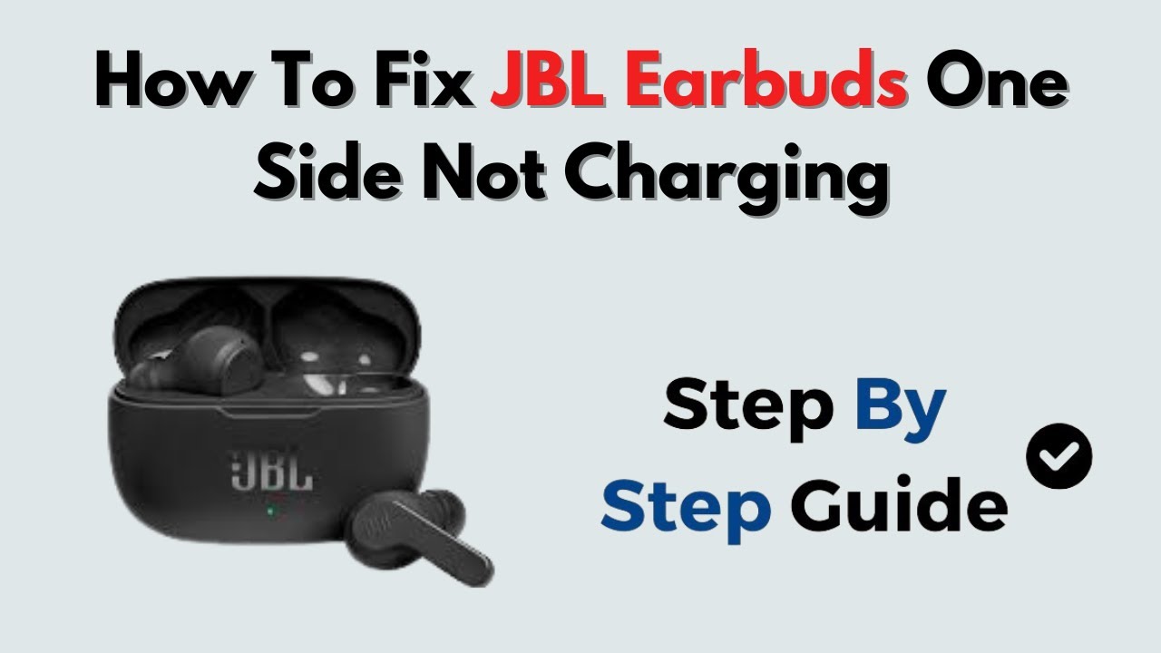 How to Fix JBL Earbuds One Side Not Charging – Contact Pin & Battery Reset Fix