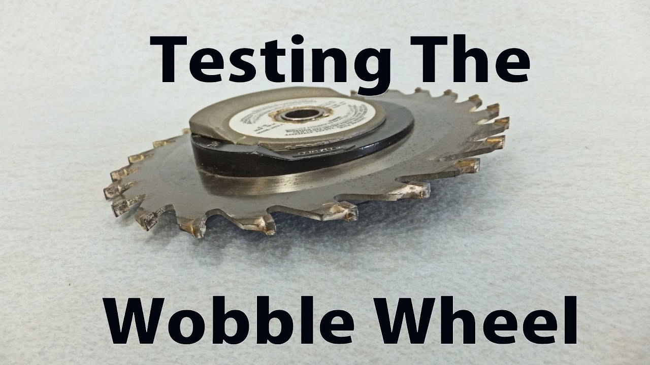 Testing the Wobble Dado Blade -  woodworkweb