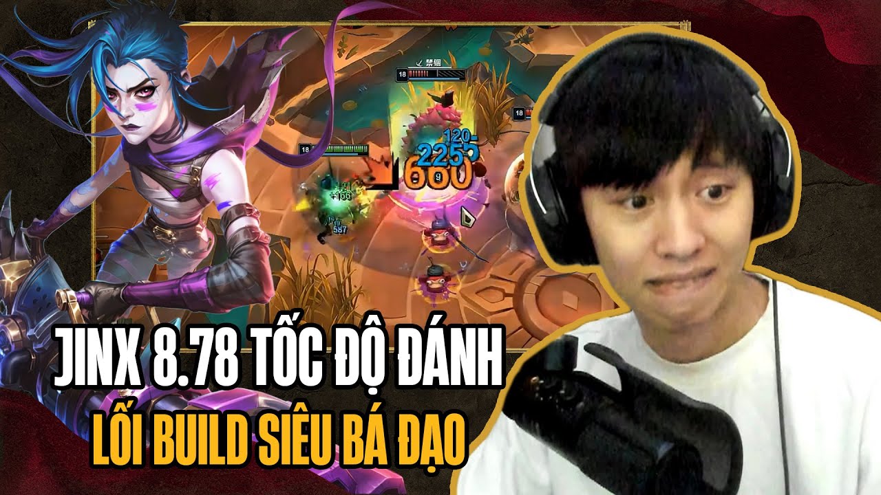 (Vietsub) Jinx Mảnh Chỉ Số Trong Tay Kryst4l Với 8.78 Tốc Độ Đánh Cân Cả Rammus 20k Máu Siêu Bá Đạo