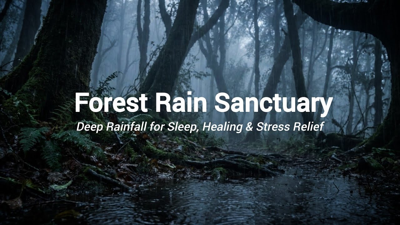 Forest Rain Sanctuary &mdash; Deep Rainfall for Sleep, Healing & Stress Relief